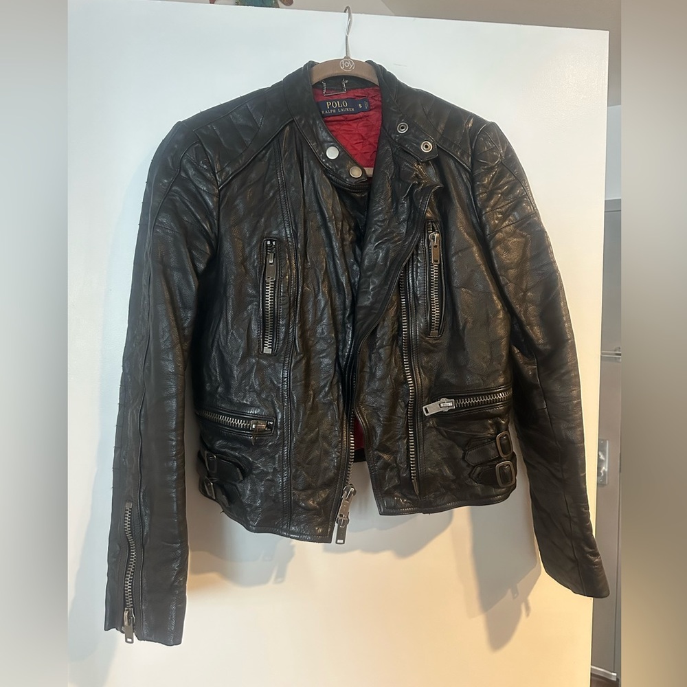 Polo Ralph Lauren Moto Leather Jacket